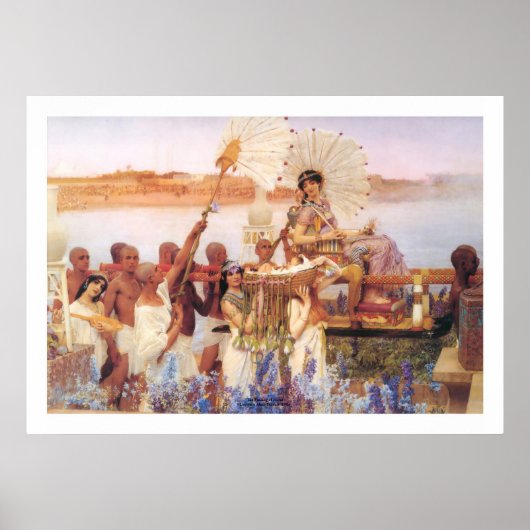モーセの発見,ローレンス・アルマ・タデマ卿 ポスター (正面)