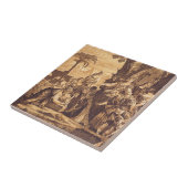 モーセの発見（出エジプト記） タイル (側面)