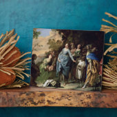 モーセの発見， c.1650-56 (キャンバス上の油) フォトプラーク (側面)