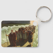 モーセの紅海渡り、ヴィンテージ宗教 キーホルダー (正面)