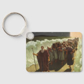 モーセの紅海渡り、ヴィンテージ宗教 キーホルダー (裏面)