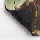 モーセの紅海渡り、ヴィンテージ宗教 マウスパッド (コーナー)