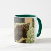 モーセの紅海渡り、ヴィンテージ宗教 マグカップ (正面右)