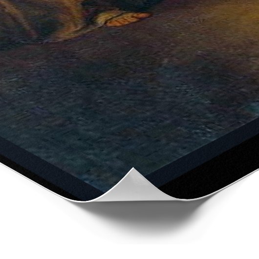 モーセの素晴らし祈りの言葉絵画アート ポスター (角)