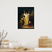 モーセの素晴らし祈りの言葉絵画アート ポスター (キッチン)