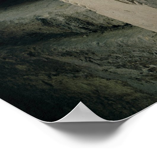 モーセの頭を持つ地下聖堂からの列 ポスター (角)