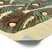 モーセはエジプト人に紅海を閉じる ポスター (角)