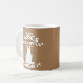 モーセはコーヒーを作るか。ヘブル・イット・マグ コーヒーマグカップ (正面左)