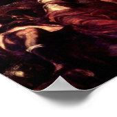 モーセは水を得るために岩を打つ ポスター (角)