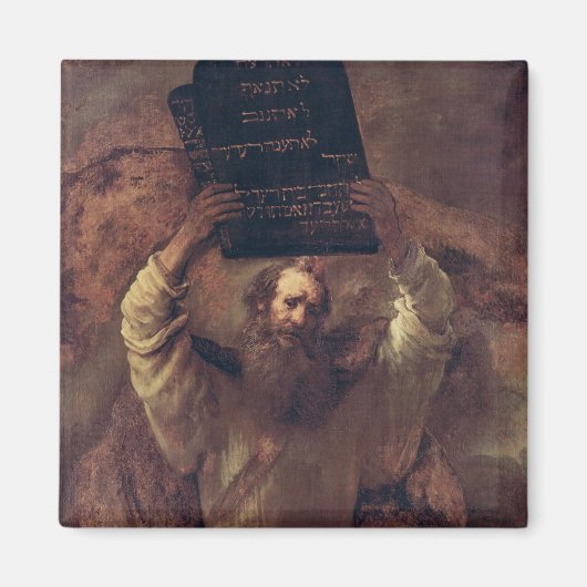 モーセは法の錠剤を粉砕, 1659 マグネット (正面)