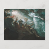 モーセは約束の地を示した ポストカード (正面)