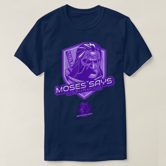 モーセは言う Tシャツ (デザイン正面)