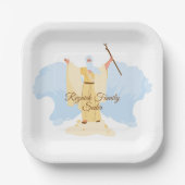 モーセスザレッドシーパスソーバーシーダーを横断 ペーパープレート (正面)