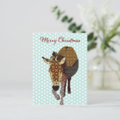 モーセメリースブルースターポストカードクリスマス シーズンポストカード (スタンド正面)