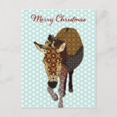 モーセメリースブルースターポストカードクリスマス シーズンポストカード (正面)