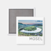 モーセルカルモントループブレムサンセットリバーサミナリー マグネット (正面/裏面)