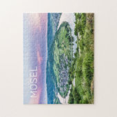 モーセルループサンセットクロエフパノラマドイツ ジグソーパズル (縦)