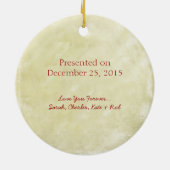 モーセ最高の神父賞オーナメント セラミックオーナメント (裏面)