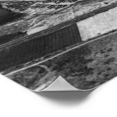 モーセ湖、WA町の写真の空中表示 ポスター (角)