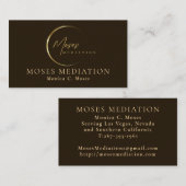 モーセ調停Iモニカモーセ 名刺 (正面/裏面)