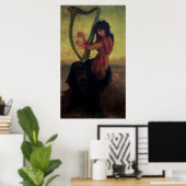 モーセ遊の竪琴 ポスター (ホームオフィス)