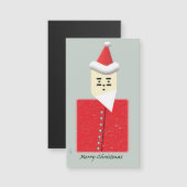 モーセ・サンタクリスマス磁気カード (正面/裏面)