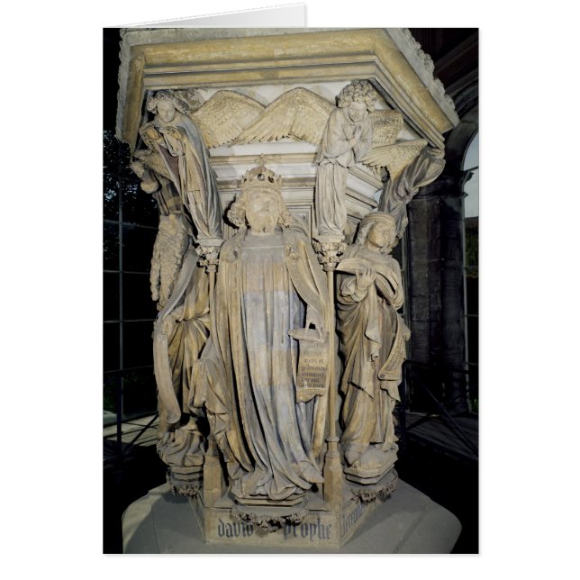 モーゼおよびジェレミア著並べられるデイヴィッド王 (正面)