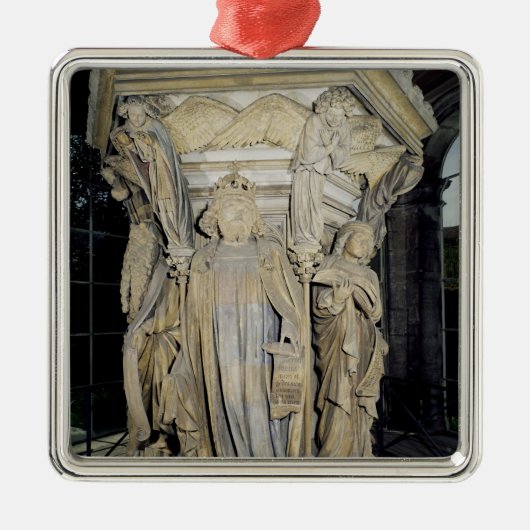 モーゼおよびジェレミア著並べられるデイヴィッド王 メタルオーナメント (正面)