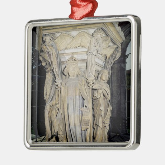 モーゼおよびジェレミア著並べられるデイヴィッド王 メタルオーナメント (左)