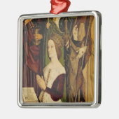 モーゼおよびホウキグサのトリプティク メタルオーナメント (左)