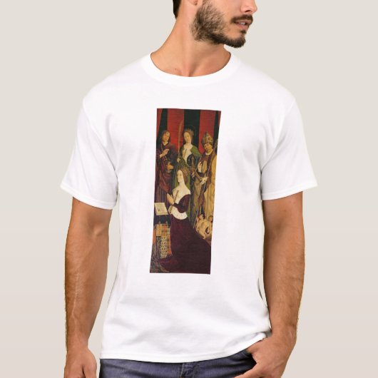 モーゼおよびホウキグサのトリプティク Tシャツ (正面)