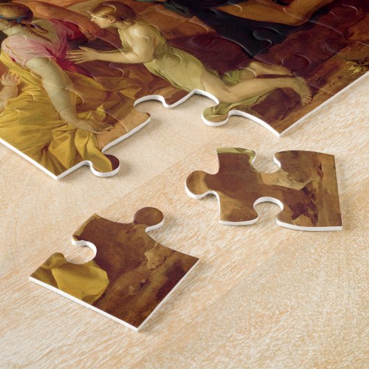 モーゼおよび真ちゅう製の蛇、c.1653-54 (カリフォルニアの油 ジグソーパズル (側面)