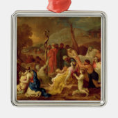 モーゼおよび真ちゅう製の蛇、c.1653-54 (カリフォルニアの油 メタルオーナメント (正面)