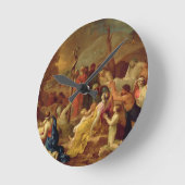 モーゼおよび真ちゅう製の蛇、c.1653-54 (カリフォルニアの油 ラウンド壁時計 (傾斜)