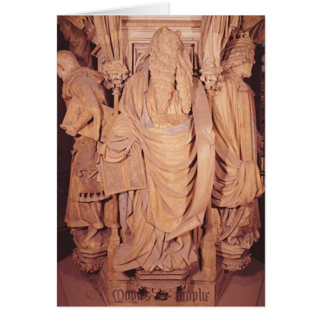 モーゼの六角形の台からの詳細 (正面)