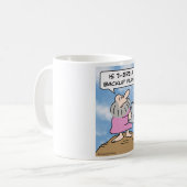 モーゼの命令バックアップ計画 コーヒーマグカップ (正面左)