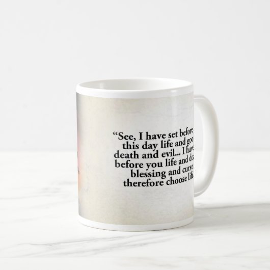 モーゼの歴史的マグ コーヒーマグカップ (正面右)