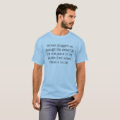 モーゼはものに砂漠を通して私達を…引張りました Tシャツ (正面フル)