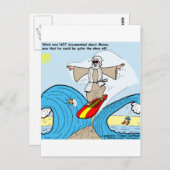 モーゼスサーフおもしろいマンガTeesギフト収集品 ポストカード (正面/裏面)