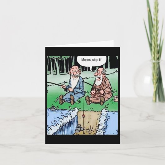 モーゼスポール魚釣り カード (正面)