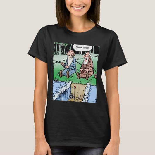 モーゼスポール魚釣り Tシャツ (正面)