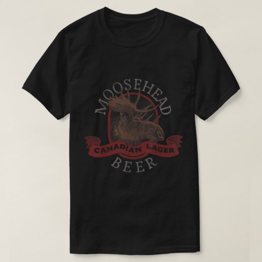 モーゼヘッドカナダラガービールヴィンテージ Tシャツ (デザイン正面)