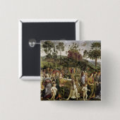 モーゼ、c.1481-83の旅行 缶バッジ (正面&裏面)