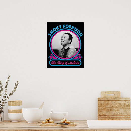 モータウンの王スモーキー・ロビンソン ポスター (キッチン)