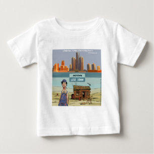 モータウン LessTown ジョーク ベビーTシャツ