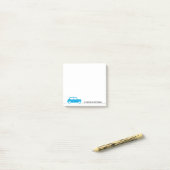 モータリングを希望-ミニクーパー-明るい青 ポストイット (デスク上)