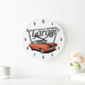 モータリングシティ ラージ壁時計 (ホーム)