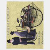 モータワゴン フリースブランケット (正面)