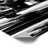 モーターエンジンベクトル ポスター (角)