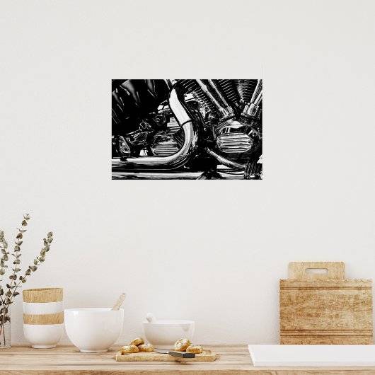 モーターエンジンベクトル ポスター (キッチン)